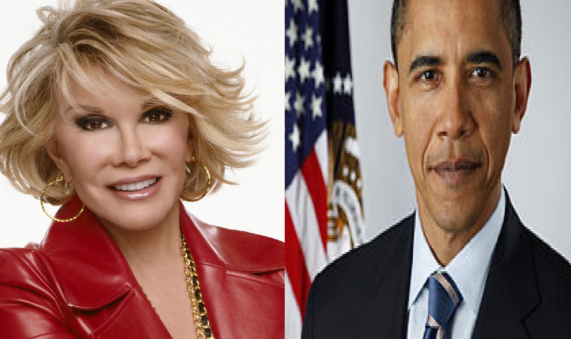 Dzhoan Rivers nazvala prezidenta Baraka Obamu geem - Джоан Риверс назвала президента Барака Обаму геем