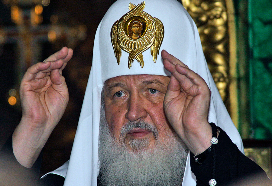 Patriarh Kirill1 - Патриарх Кирилл протестует против акций протеста