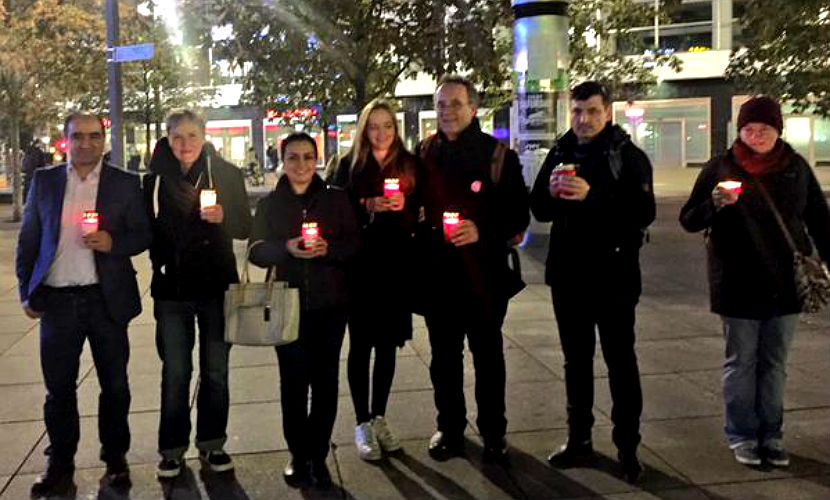 FRG - В Берлине прошла акция в поддержку беженцев