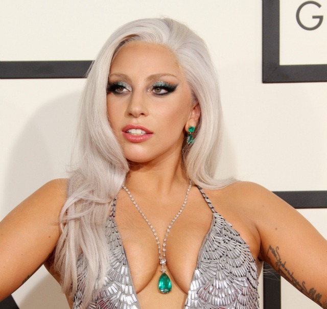 Lady Gaga 2015 Grammy Awards makeup hair - Леди Гага полностью разделась перед фотографом