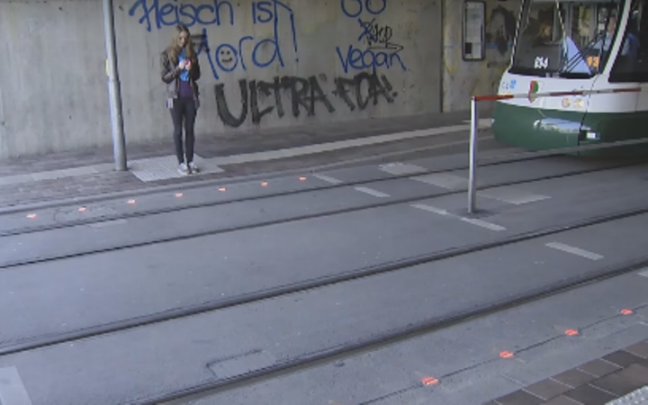В Германии будут установлены светофоры для людей, набирающих СМС во время движения