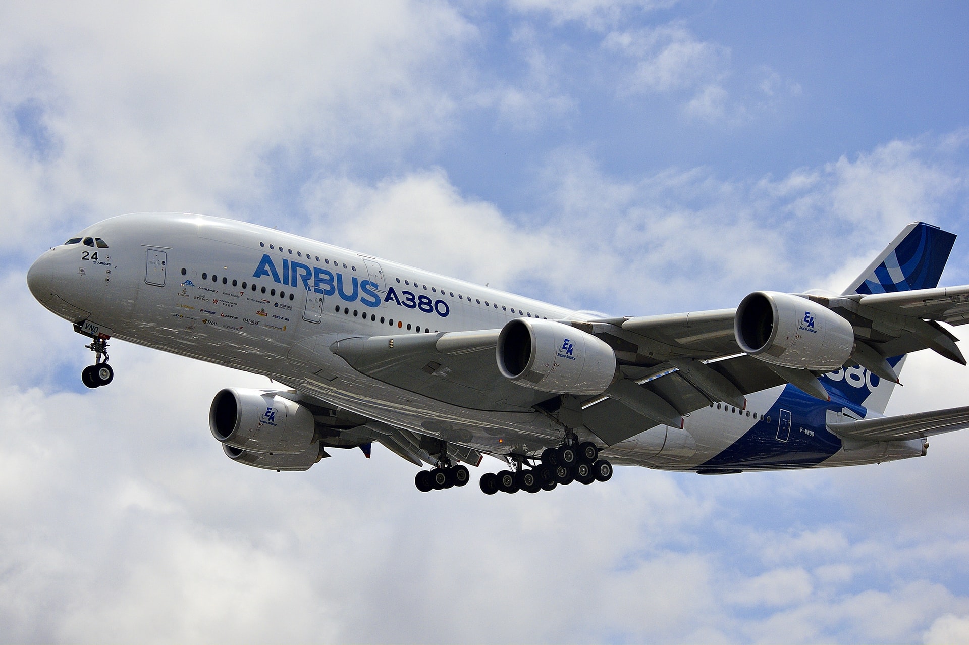 daniel eledut ypg01iw0trg unsplash - Airbus испытала чистое авиационное топливо SAF на самом большом пассажирском самолете A380