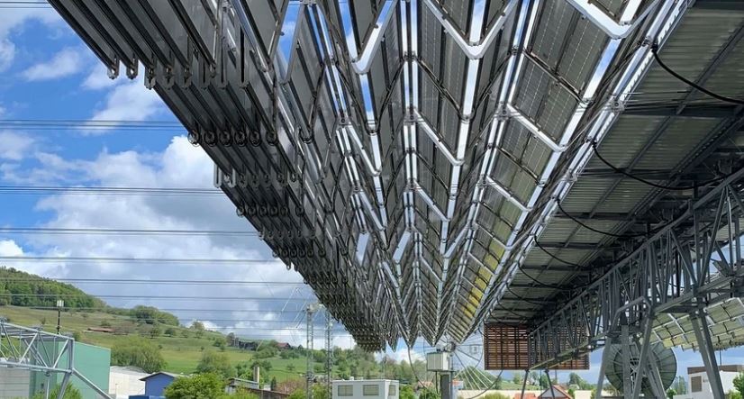 skladnye - Складной навес для машин на солнечных батареях разработают для швейцарских автомагистралей